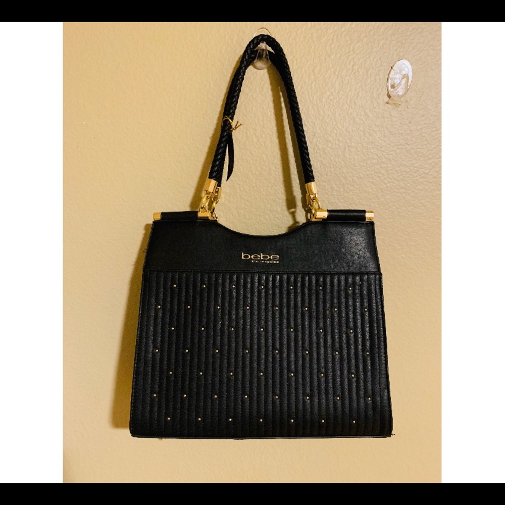 BEBE Aliah Stud Shopper Crossbody